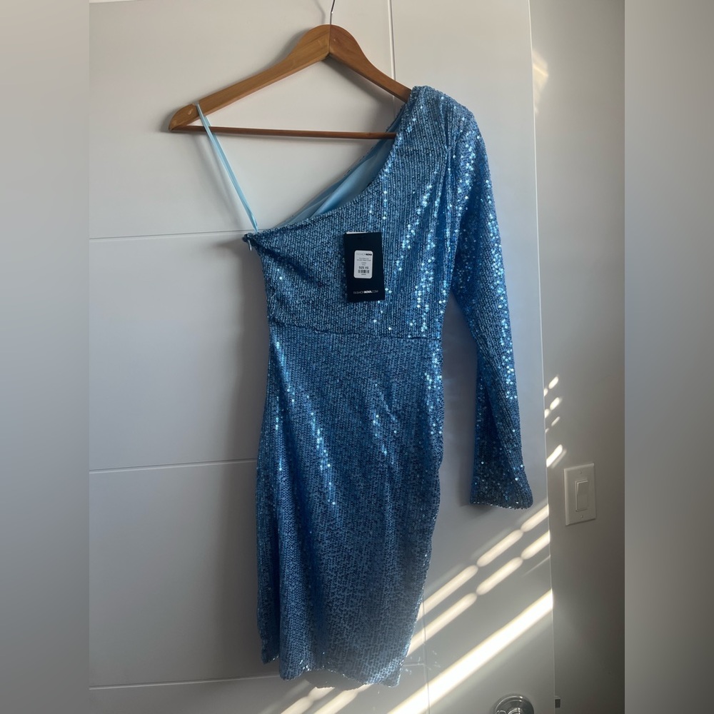 Fashionova off the shoulder sequin dress. BNWT!